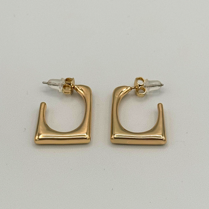 Gold-Plated Unique Statement Earrings for Women - Fashion Accessory