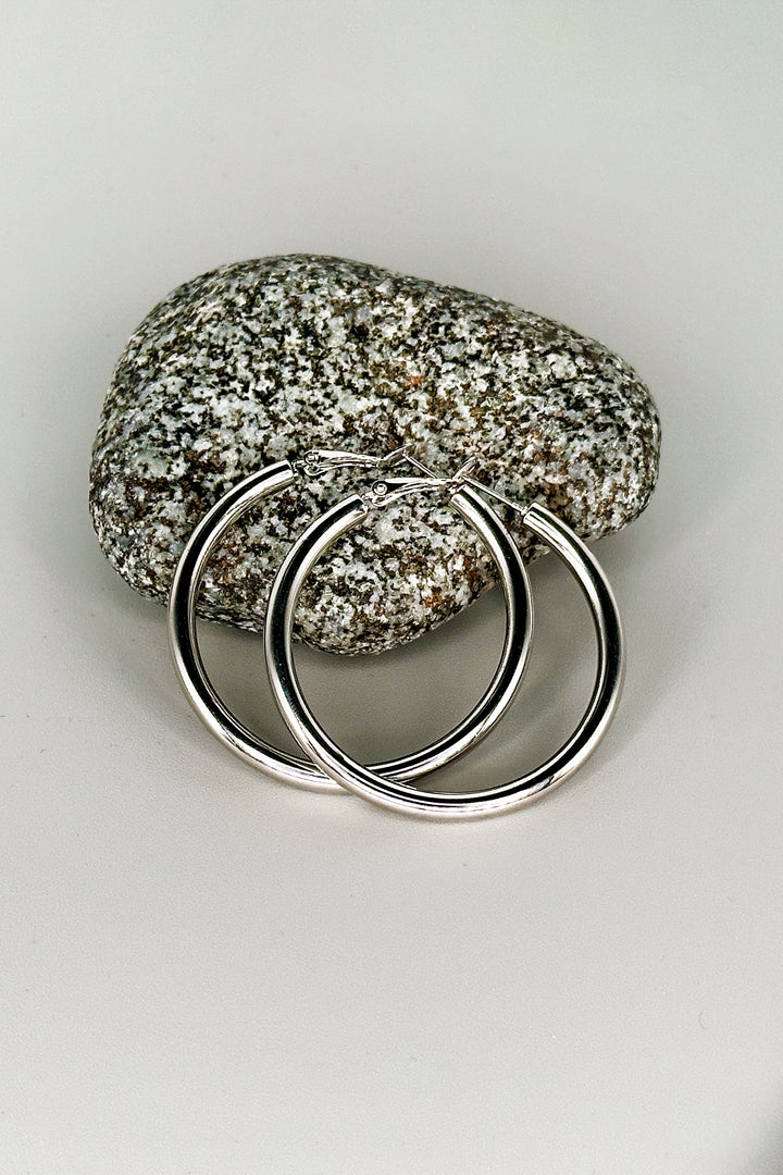 Hollow Hoop Earrings 2 inch