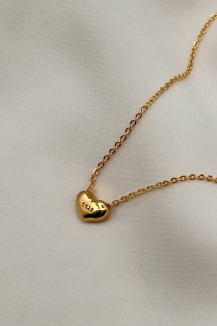 Mini Gold Heart Necklace