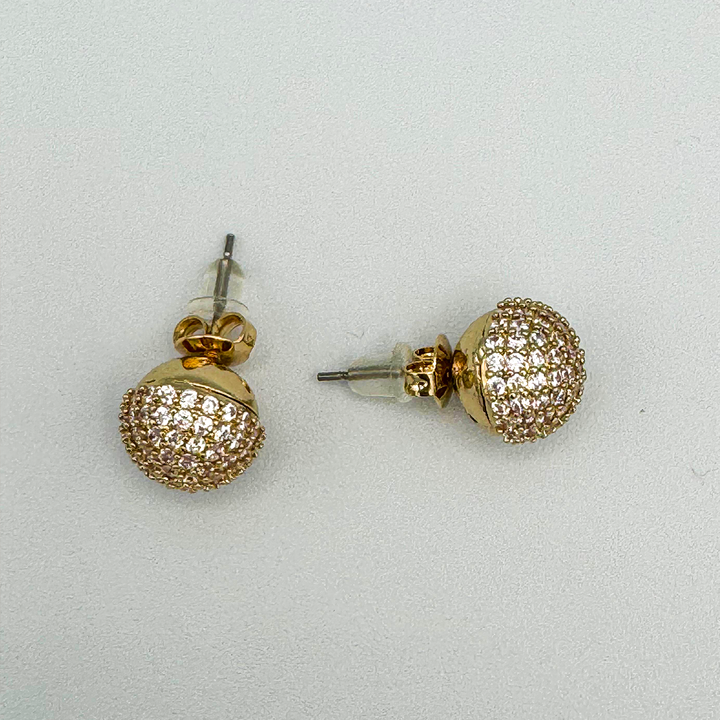 Sparkling Stud Earrings, Cubic Zirconia Earrings for women