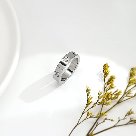 Classic Simple Plated Ring, Fashion Accessories for Both Men & Women, Fashion Jewelry, Trendy All-match & Exquisite